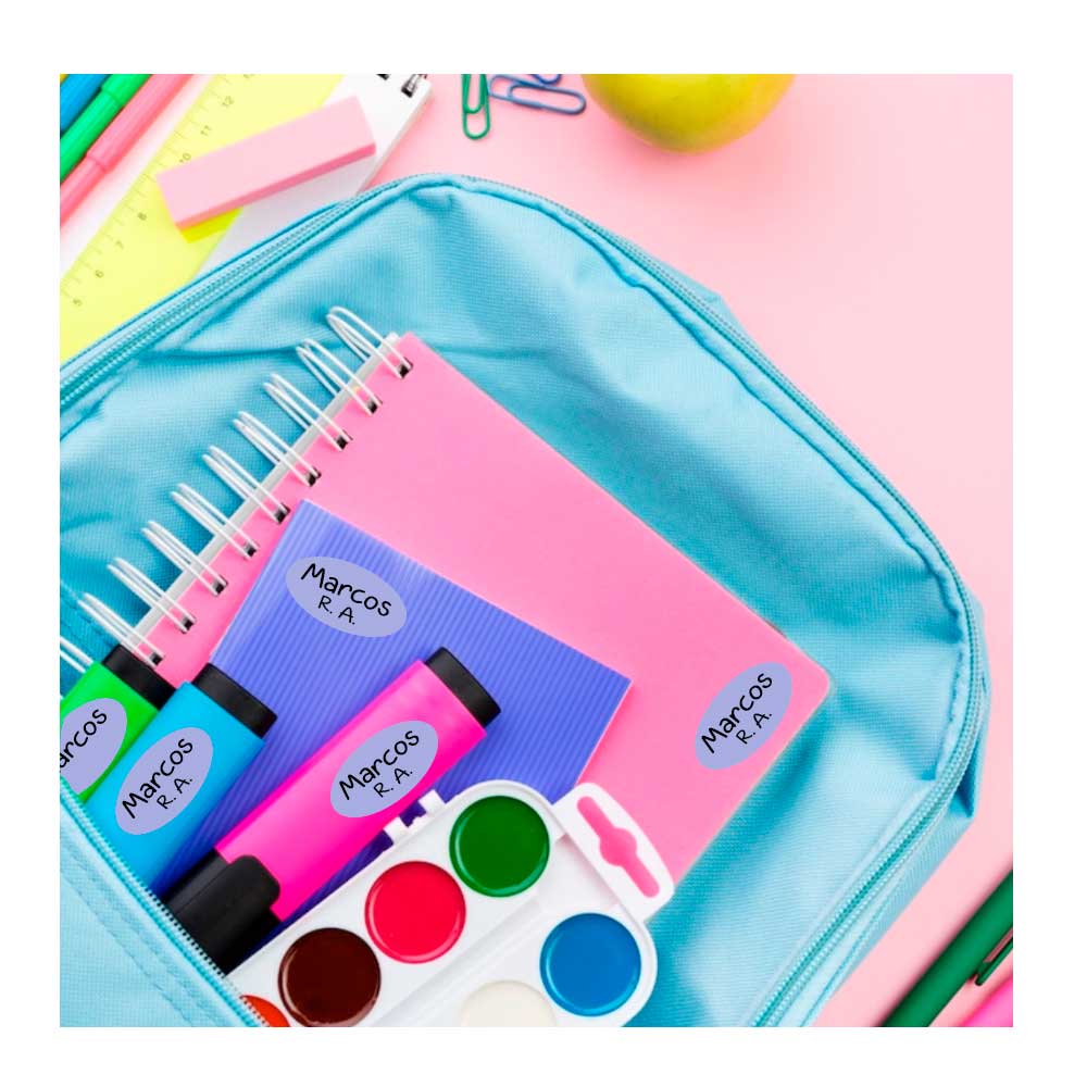 Etiquetas para lápices escolares personalizadas - Estampatya Etiquetas para lápices escolares personalizadas