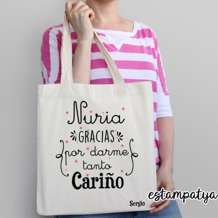 Bolsa Personalizada para regalar a los profesores - Estampatya Bolsa Personalizada para regalar a los profesores