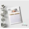 Block de notas con imán personalizado para bautizo - Estampatya Block de notas con imán personalizado para bautizo