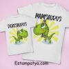 Camisetas mamisaurus y pekesaurus - Estampatya Camisetas mamisaurus y pekesaurus