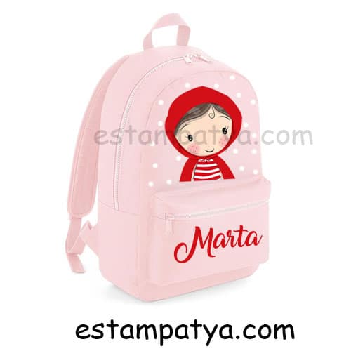 Mochila Mini Caperucita personalizada - Estampatya Mochila Mini Caperucita personalizada - Imagen 2