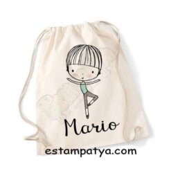 Mochila bailarín personalizada con nombre