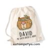 Mochila cordones personalizada me gusta hacer el indio.