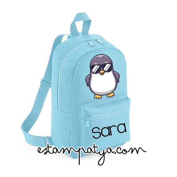 Mochila mini personalizada pinguino gafas - Estampatya Mochila mini personalizada pinguino gafas - Imagen 4