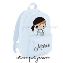 Mochila personalizada pirata mini