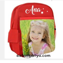 Mochila personalizada con foto y nombre - Imagen 3