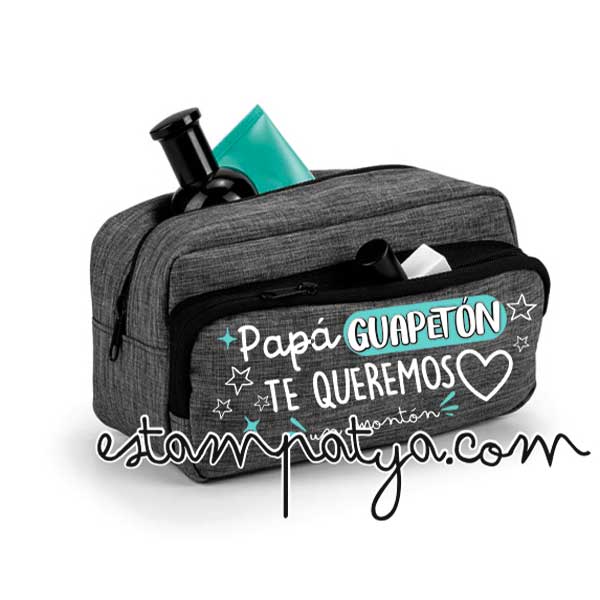 Neceser Papá guapetón - Estampatya Neceser Papá guapetón