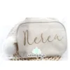 Neceser personalizado con nombre y llavero para invitados 1