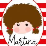 toalla personalizada niña castaña