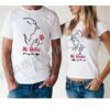 Camisetas San Valentín la bella y la bestia
