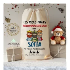 saco navidad reyes magos divertido