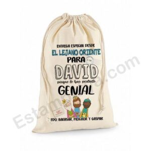 Saco Navidad Reyes Magos - Estampatya Saco Reyes magos con nombre