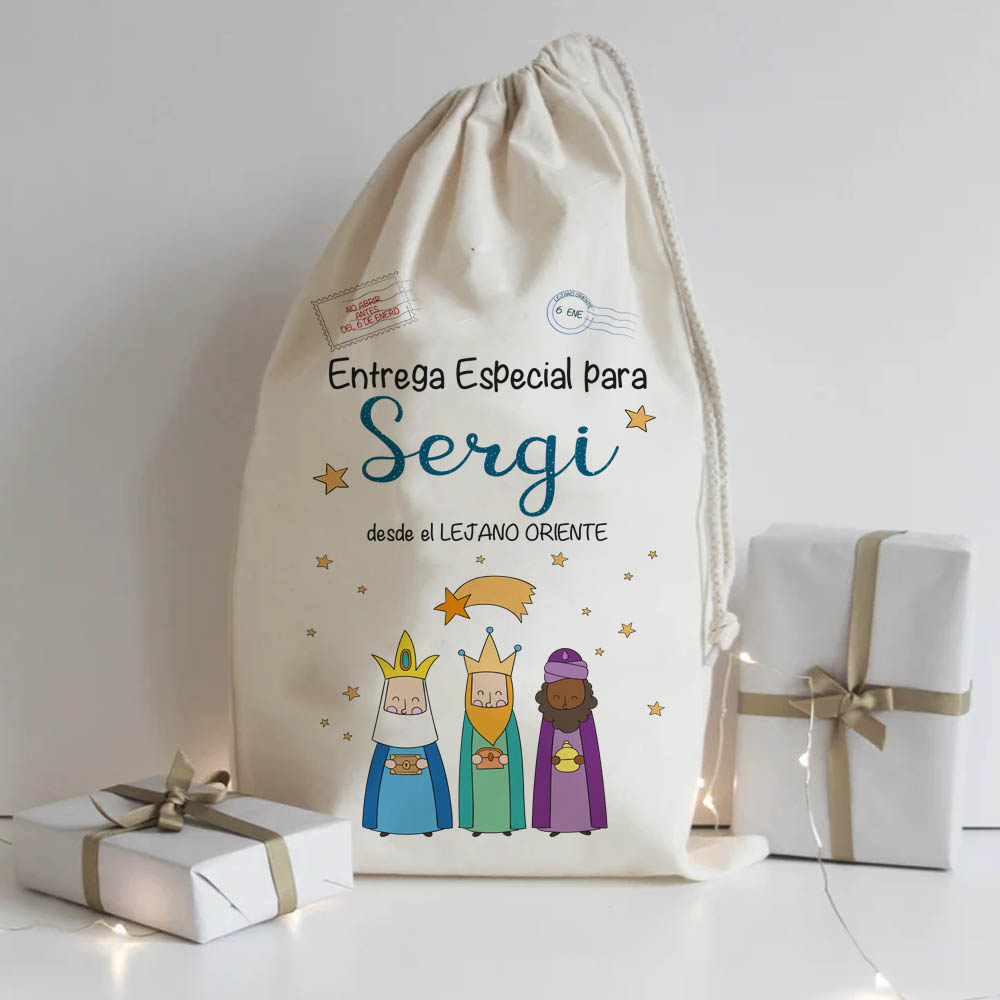 Sacos regalos Navidad - Estampatya saco reyes magos 2