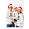 sudaderas personalizadas para navidad con diseño de reyes magos para toda la familia
