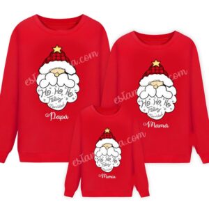 Saco regalos Reyes magos - Estampatya sudaderas navidad Papa Noel ho ho ho 6 | Estampatya