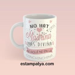 Taza madrina mas divina personalizada