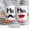 Tazas San Valentín Mr & Mrs