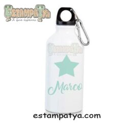 Botella personalizada estrella mint