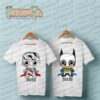 Camisetas hermanos Halloween blancas con diseños trato y truco de Estampatya