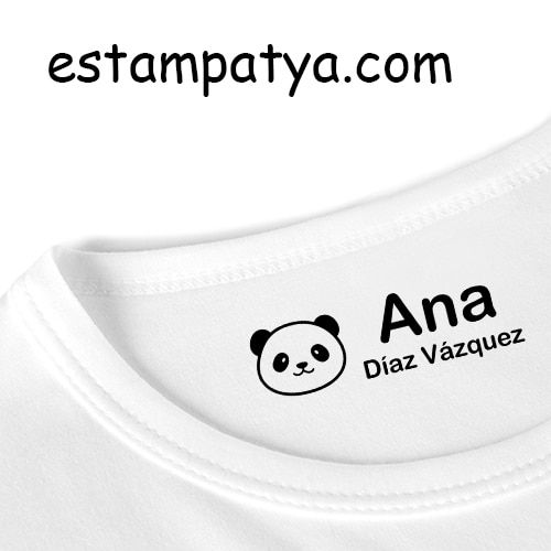 Sello textil personalizado "Panda" - Estampatya Sello textil personalizado "Panda"