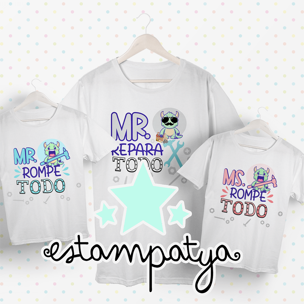 Camisetas papá "repara todo" - Estampatya Camisetas papá repara todo