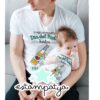 camisetas primer día del padre juntos botella y biberon