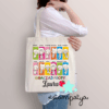 Bolsa gracias profe personalizada