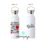 Botella los mejores maestros enseñan desde el corazón - Estampatya Botella los mejores maestros enseñan desde el corazón