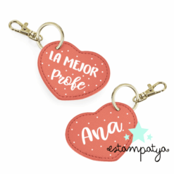 Llavero la mejor profe personalizado