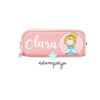 Estuche cole personalizado princesas - Estampatya estuche cole personalizado cenicienta rosa