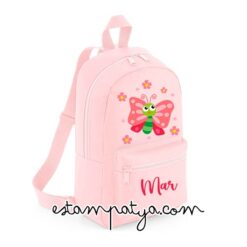 Mochila personalizada mariposa