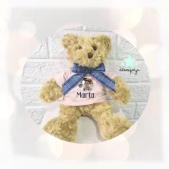 Peluche osito personalizado con foto y nombre