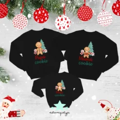 Sudaderas Navidad Familia Cookie 2