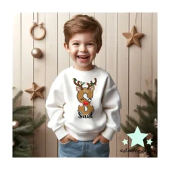 Sudadera Navidad inicial reno 2