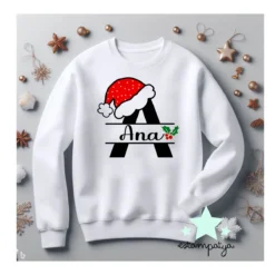 sudadera inicial navideña