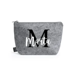 Neceser fieltro personalizado - Estampatya Neceser fieltro personalizado negro