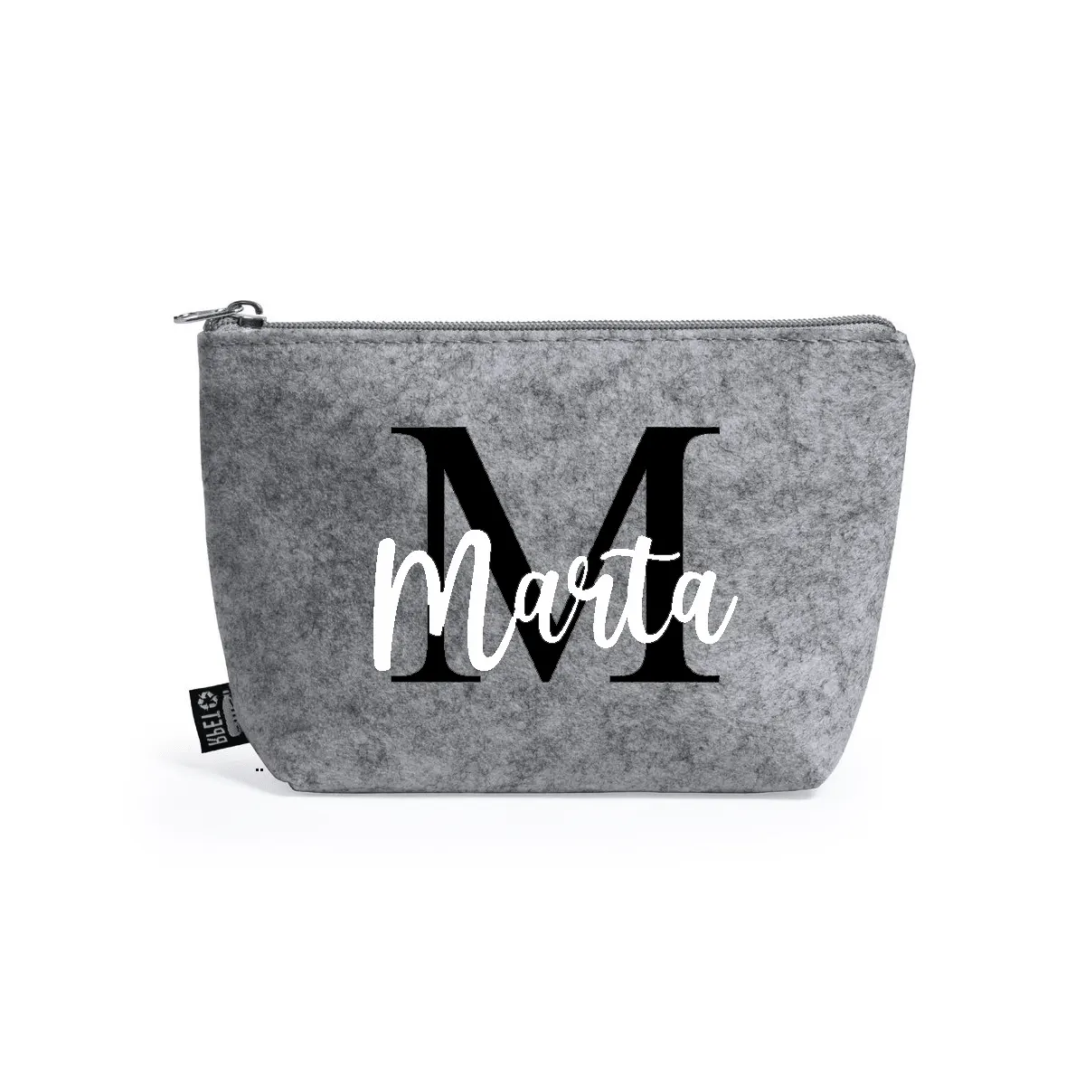 Neceser fieltro personalizado - Estampatya Neceser fieltro personalizado negro