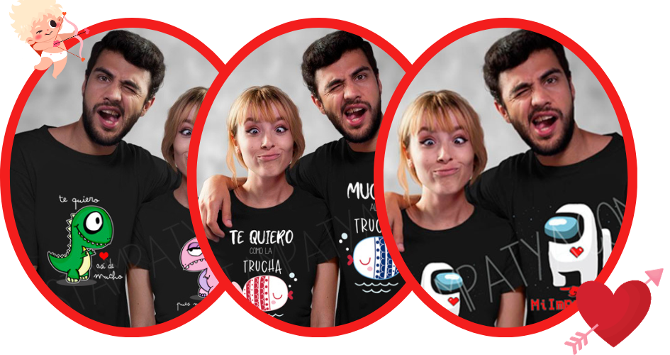 Camisetas enamorados 2024 - Estampatya CAMISETAS ENAMORADOS DIVERTIDAS | Estampatya