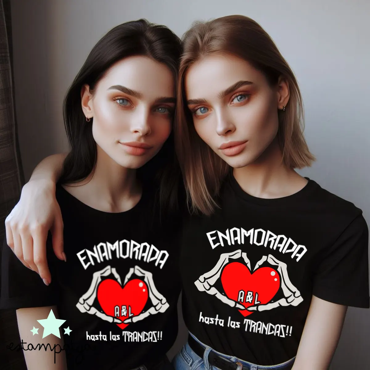 Camisetas pareja enamorados - Estampatya Camisetas enamorado 4