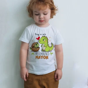 Camiseta voy a ser el mejor hermano mayor del mundo - Estampatya Camiseta voy a ser hermano mayor 2