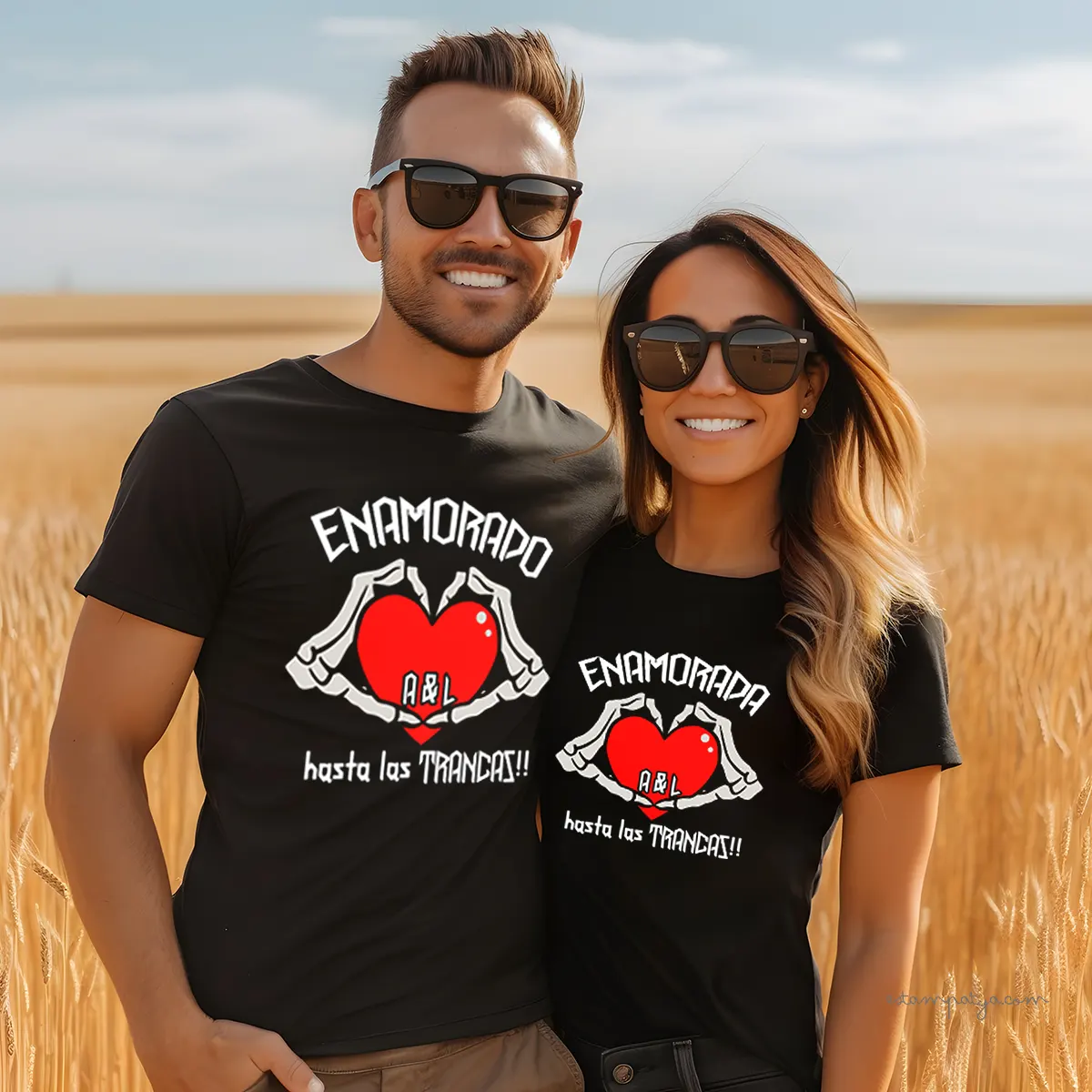 Camisetas pareja enamorados - Estampatya camisetas pareja enamorados 2