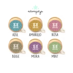 Yoyo personalizado con nombre e inicial