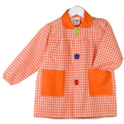 BATA cole payaso + bolsa merienda a juego personalizada - Estampatya BATA BOTONES NARANJA