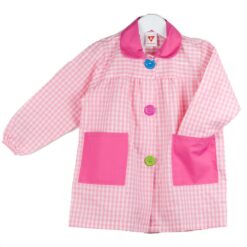 BATA cole payaso + bolsa merienda a juego personalizada - Estampatya BATA BOTONES ROSA CLARO