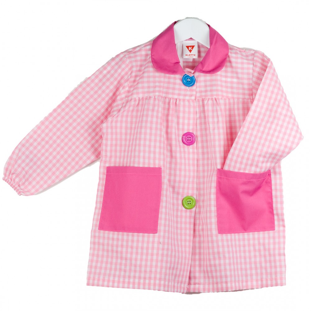 BATA cole payaso + bolsa merienda a juego personalizada - Estampatya BATA BOTONES ROSA CLARO