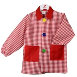 BATA cole payaso + bolsa merienda a juego personalizada - Estampatya BATA CON BOTONES ROJA