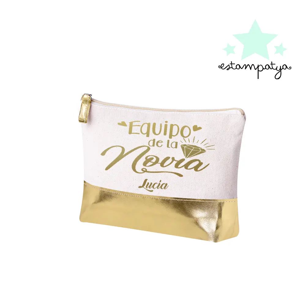 Neceser personalizado top "equipo de la novia" - Estampatya Neceser personalizado equipo de la novia