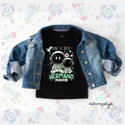 Camiseta hermano mayor astronauta