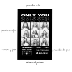 Manta Only You personalizada 3