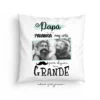 Cojín papá es una palabra muy corta para alguien tan grande. Cojín personalizado para el día del padre